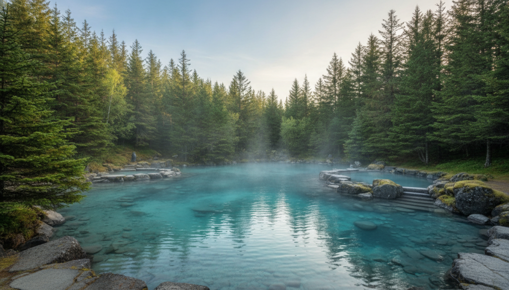 découvrez forest lagoon à akureyri, les nouveaux bains géothermiques d'islande, pour une expérience unique de détente au cœur de paysages naturels époustouflants.