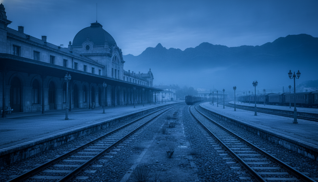 découvrez l'histoire captivante de la gare de canfranc en espagne, surnommée le titanic des pyrénées, un joyau architectural et un témoin fascinant du passé ferroviaire.