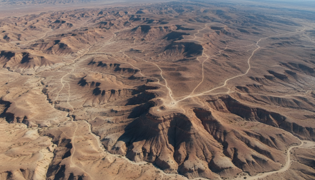 découvrez la carte détaillée du désert des bardenas reales avec ses tracés, pistes et points de vue incontournables pour une exploration unique.