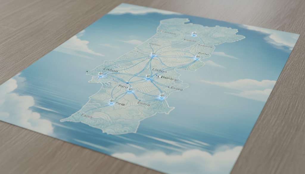 découvrez notre carte détaillée du portugal avec toutes les villes principales pour organiser facilement votre road-trip. planifiez votre itinéraire idéal et explorez les merveilles portugaises.