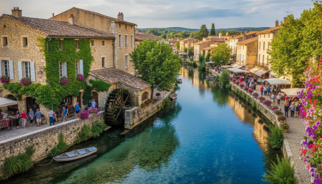 explorez l'isle-sur-la-sorgue, joyau de la provence, riche en charme et en histoire. promenez-vous le long de ses canaux pittoresques et découvrez son ambiance unique.